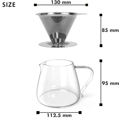 - Vevok Chef Pour Over Coffee Maker Set -
