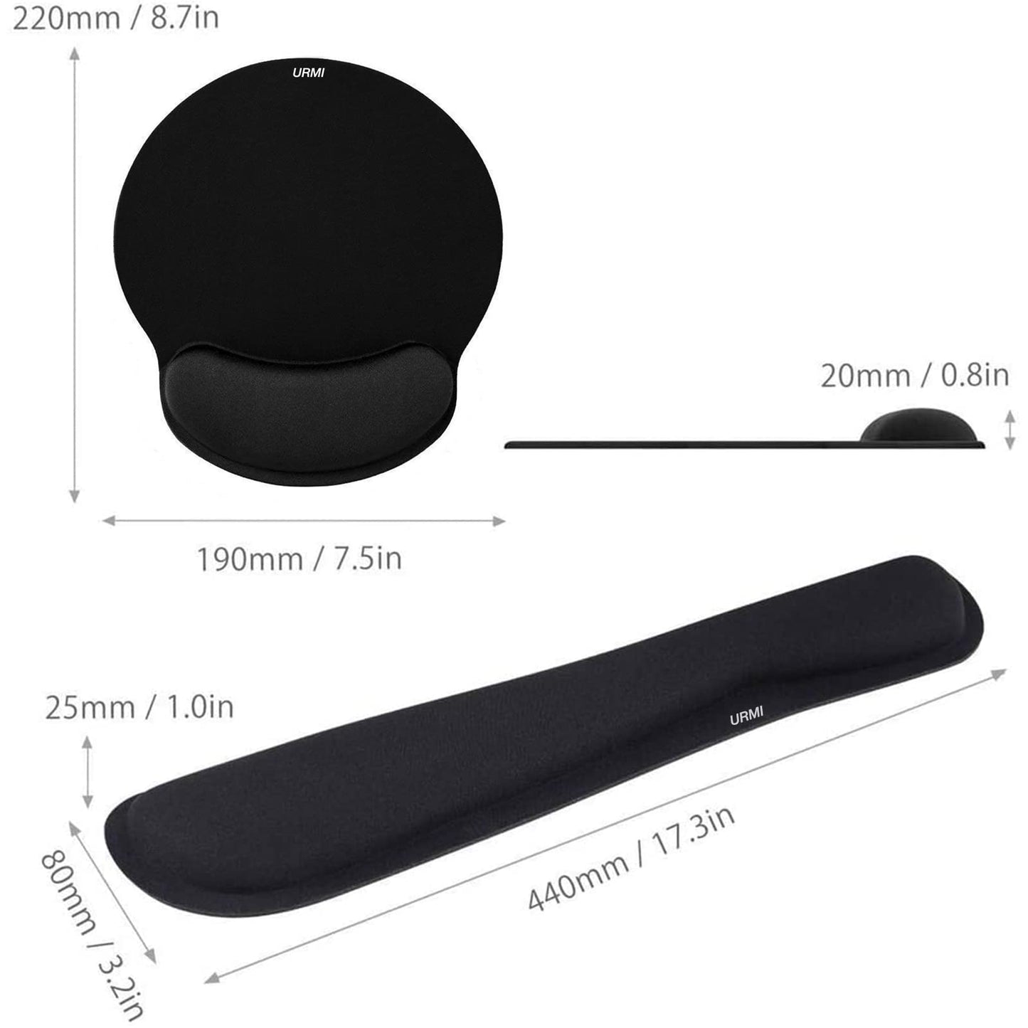 - Kigos Mouse Pad Wrist Rest | Large Keyboard Wrist Rest Support & Mouse Pad Set -