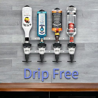 - Professional 2/4/6 Bottle Optics for Home Bar UK Made  | Bar Butler Shot Measure Bracket -