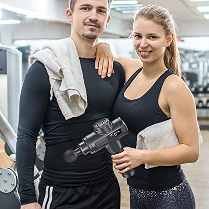 - Muscle Massage Gun Deep Tissue Percussion Massager | Portable Handheld Sport Massager -