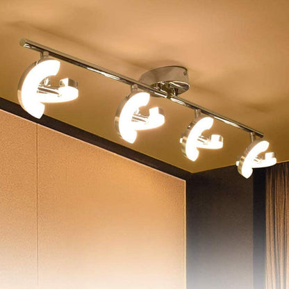 - PADMA LED Ceiling Light | Kitchen 4 Way Adjustable Flush Round Ceiling Lights -