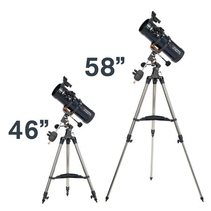 Celestron 31042 AstroMaster 114EQ Newtonian Reflector Telescope, Dark Blue