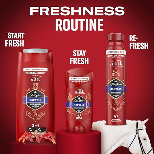 - Old Spice Captain Aluminium Free Deodorant Stick -