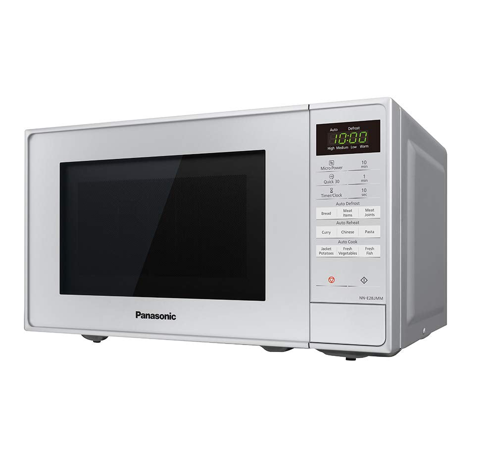 - Panasonic NN-E28JMMBPQ Compact Solo Microwave Oven | Turntable | 800 W | 20 Litres -