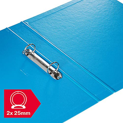 - Rexel Choices | A4 Ring Binder | 25 mm Spine | 190 Sheet Capacity | Document Organisation, (Black, Red, Blue) | Assorted | Pack of 3 -