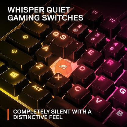 - SteelSeries Apex 3 TKL | RGB Gaming Keyboard | Tenkeyless Compact Esports Form -