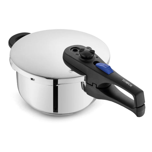 - Tower T920004S4L Express Pressure Cooker | Bakelite Handle | Secure Locking Lid -