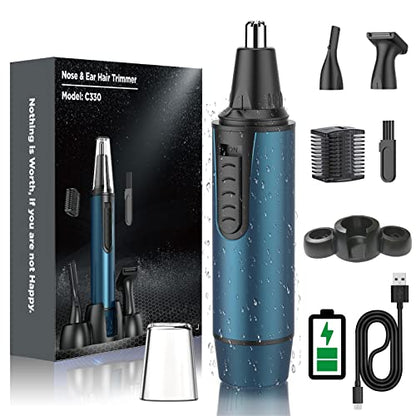 - Rechargeable Nose Trimmer | 2024 Painless Nose Hair Trimmer -