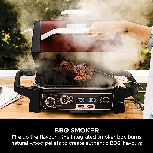 - Ninja Woodfire Electric Outdoor BBQ Grill | Smoker and Air Fryer with Pellets and Digital Probe -