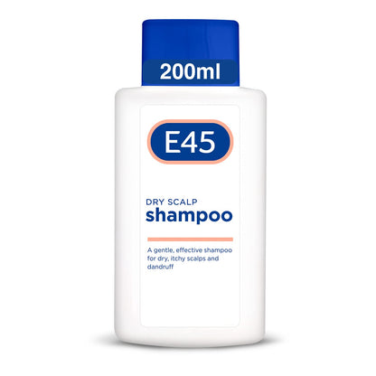 - E45 Dermatological Dry Scalp Shampoo 200 ml | E45 Shampoo For Dry Scalp Relief –