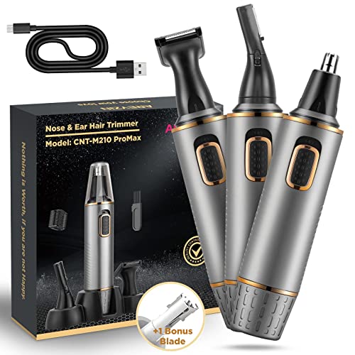 - Rechargeable Nose Hair Trimmer for Men | 2024 Professional Upgrade Nose Trimmer -