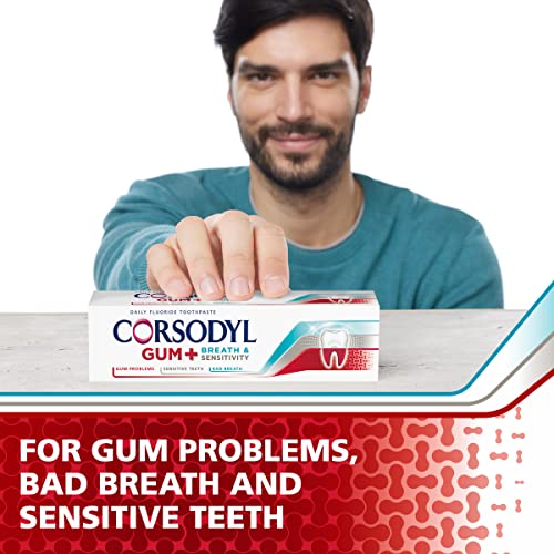 Corsodyl Gum+ Breath & Sensitivity Toothpaste 75ml