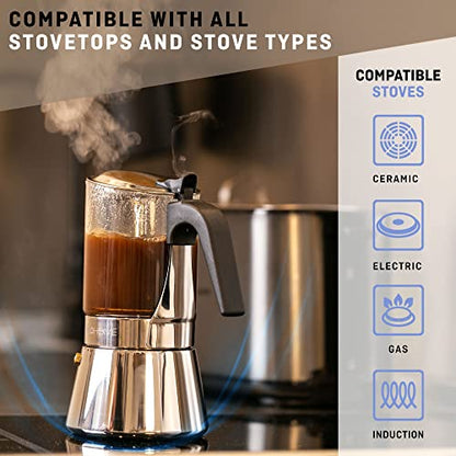 - VeoHome Stovetop espresso maker -