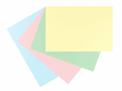 - Luxpad Revision A6 Flash Cards | 5mm Dot Grid (100 Cards) Assorted Colours -