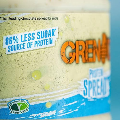- Grenade White Chocolate Cookie Protein Spread | 1 x 360 g Jar -