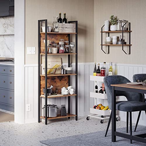 - VASAGLE Bookcase, Storage Shelf, Kitchen Shelf -