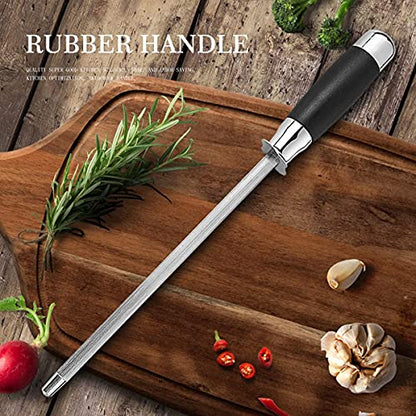 - Jasni Knife Sharpener Diamond Electroplating | Oval Shape Design | Fits All Kinds of Knives -