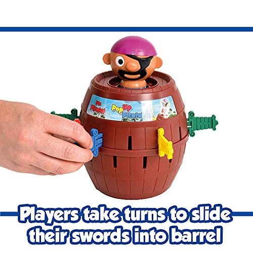 - TOMY Pop Up Pirate Classic Children's Action Board Game | Choc Brown -