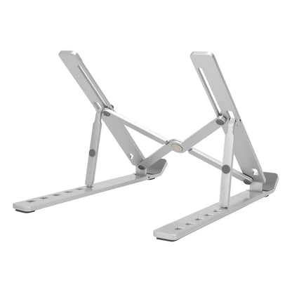 Amazon Basics Laptop Stand with 6-Angle Adjustment, For Laptops 10 (25.4 cm) - 15.6 Inches (39.6 cm), Silver