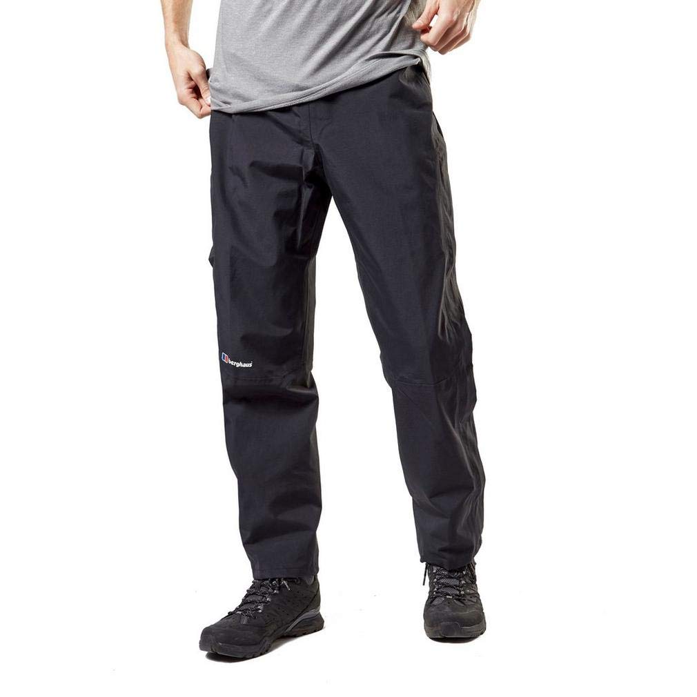 Berghaus Men's Waterproof Maitland Gore-TEX Overtrousers, Waterproof Walking Trousers, Part of The DofE Recommended Kit List, Outdoors Clothing, Black, S