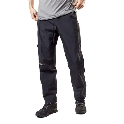 Berghaus Men's Waterproof Maitland Gore-TEX Overtrousers, Waterproof Walking Trousers, Part of The DofE Recommended Kit List, Outdoors Clothing, Black, S