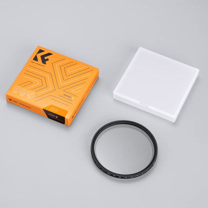 - K&F Concept 58mm Variable ND2 - ND400 Filter | Neutral Density Filter | Slim Adjustable Fader -