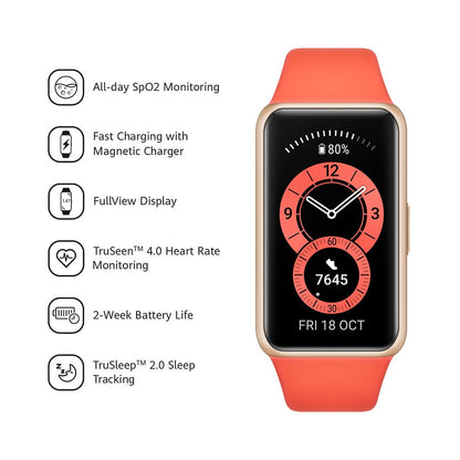 - Huawei Band 6 - Fitness Tracker Amber Sunrise -