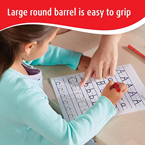 Berol Handwriting Pens | Round Shape is Easy to Hold | Washable Blue Ink | Bright Barrels | 2 Count