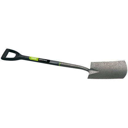 - Draper Carbon Steel Garden Spade - Hardened and Tempered Blade For Gardening & Allotment