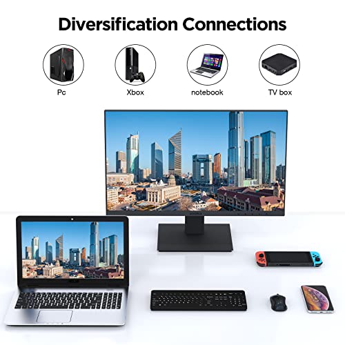 - KOORUI 27 Inch FHD Monitor | IPS Computer Monitors | 75Hz | 5ms | 16:9 Full HD (1920 x 1080) -
