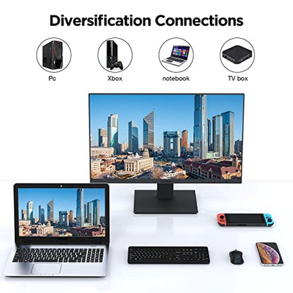 - KOORUI 27 Inch FHD Monitor | IPS Computer Monitors | 75Hz | 5ms | 16:9 Full HD (1920 x 1080) -