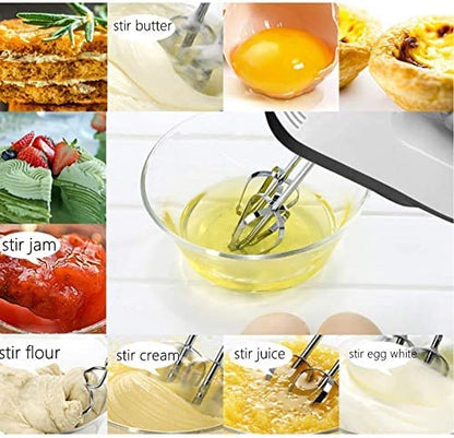 - Hand Mixer Electric New 7-Speed Mixers for Baking | Stainless Steel Electric Hand Whisk | Electric Whisk Hand Mixer -
