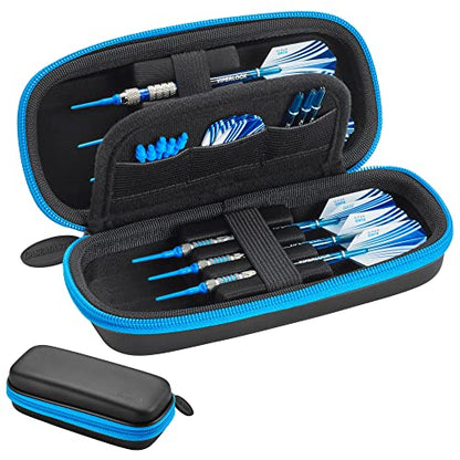 Casemaster Sentry Dart Case, Blue Zipper