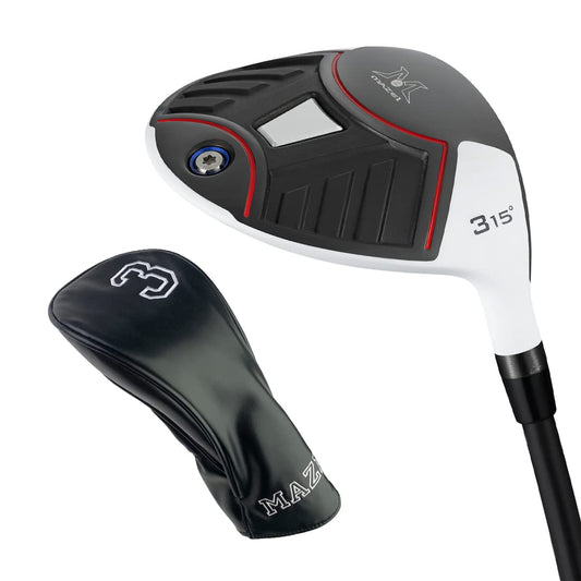- MAZEL Golf Fairway Woods 3 or 5 | Titanium Golf Club | 15 or 18 Degrees 44 Inches Right Handed -