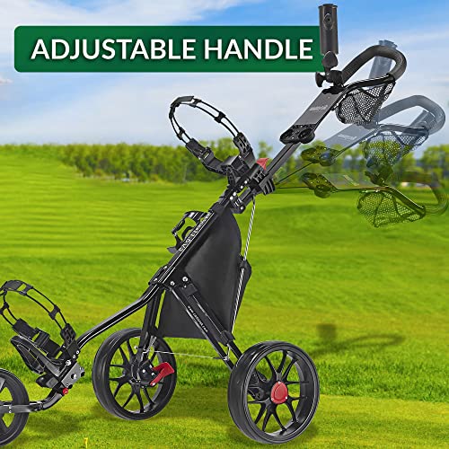 Caddytek CaddyLite 11.5 V3 3 Wheel Golf Push Cart - Lightweight, Easy To Fold