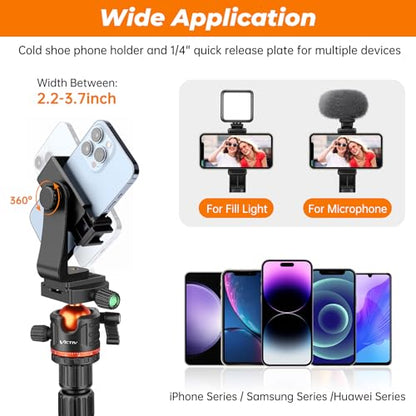 - Victiv 78.7"/ 200cm Camera Tripod, Travel Tripod -