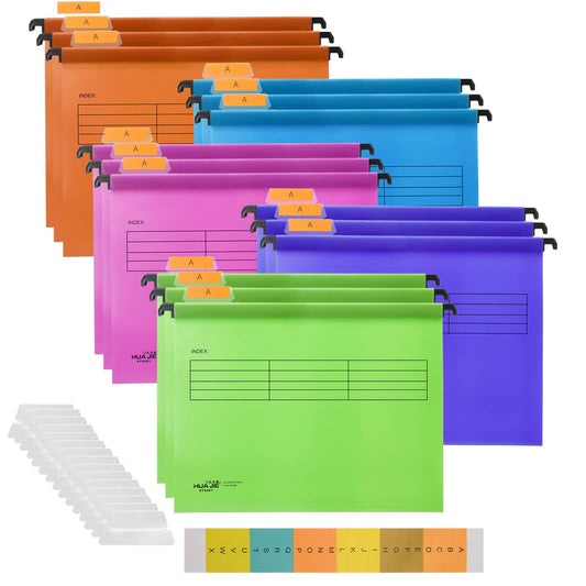 - Hiziwimi 15Pcs PP Material Filing Cabinet | A4 | File Folder -