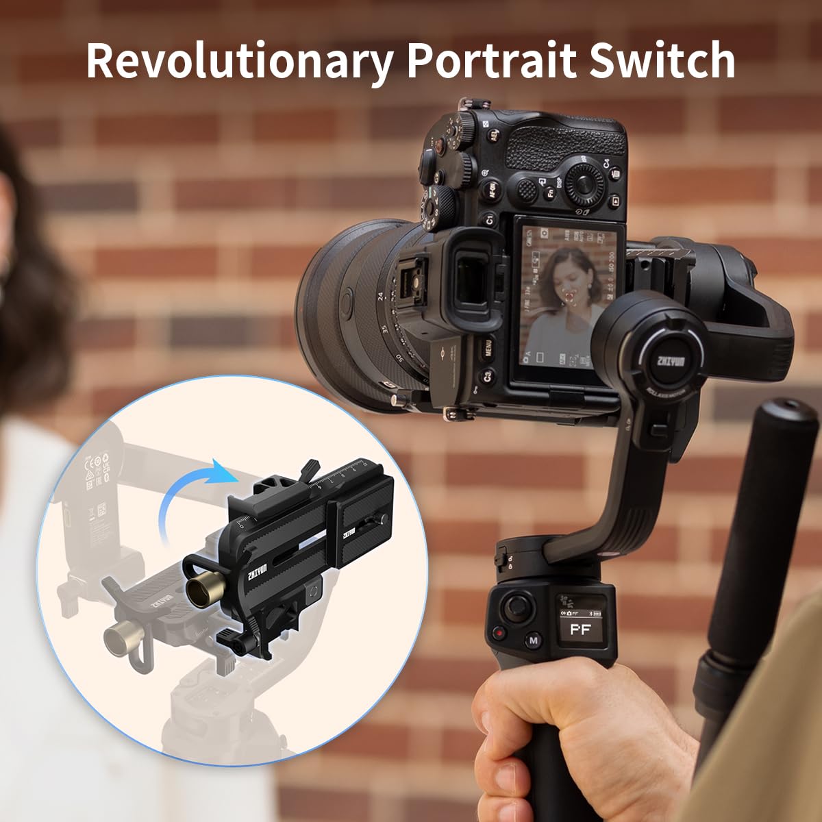 - ZHIYUN Weebill 3S Official 3-Axis Gimbal Stabilizer for Camera, Bluetooth, Native Vertical Shooting, Lightweight DSLR & Mirrorless Stabilizer with fill light for Canon/Sony/Panasonic/Nikon/Fujifilm