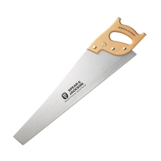 - Spear & Jackson 9500R | Traditional Skew Back Saw, 22" x 10pts -