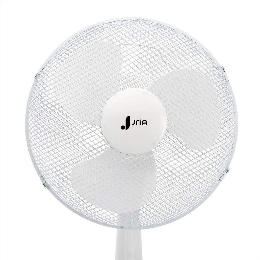 12" Inch Portable Desk Fan Lightweight 90°Oscillation 3 Speed Control 40 Watt Quiet Operation Wide-Angled Airflow Adjustable Tilt Head Table Fan Ideal for Bedroom and Office (12'' Desk Fan, White)