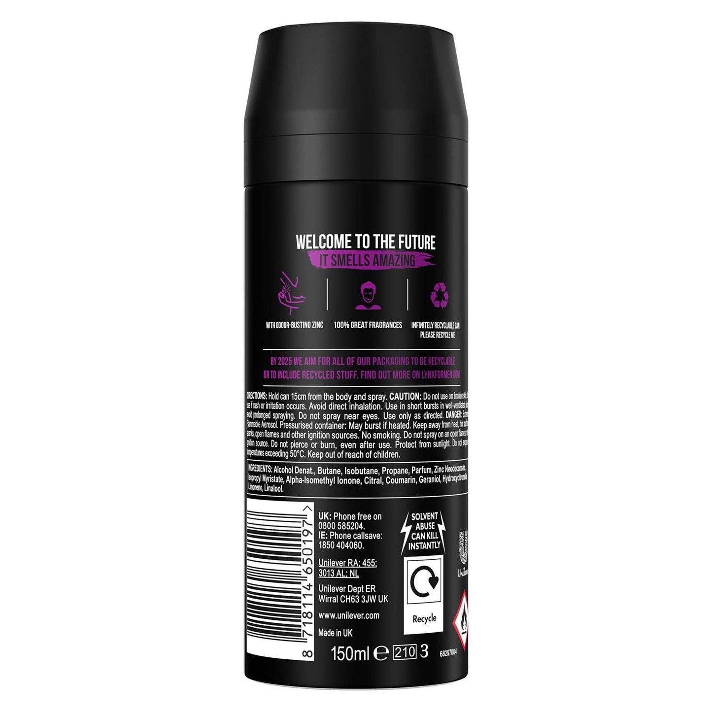 - Lynx Excite Body Spray | 150ml -