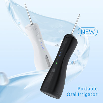 - Water Flosser [Dental Cordless Portable] 6 Modes & IPX7 Waterproof Rechargeable Oral Irrigator Water Teeth Cleaner