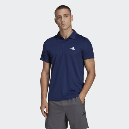 adidas Train Essentials Training Polo Shirt Polo Shirt Men (Pack of 1) Dark Blue/White