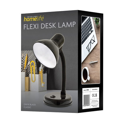 - HOMELIFE 35w 'Classic' Flexi Desk Lamp | Versatile Flexible Neck | Integral On/Off Switch -