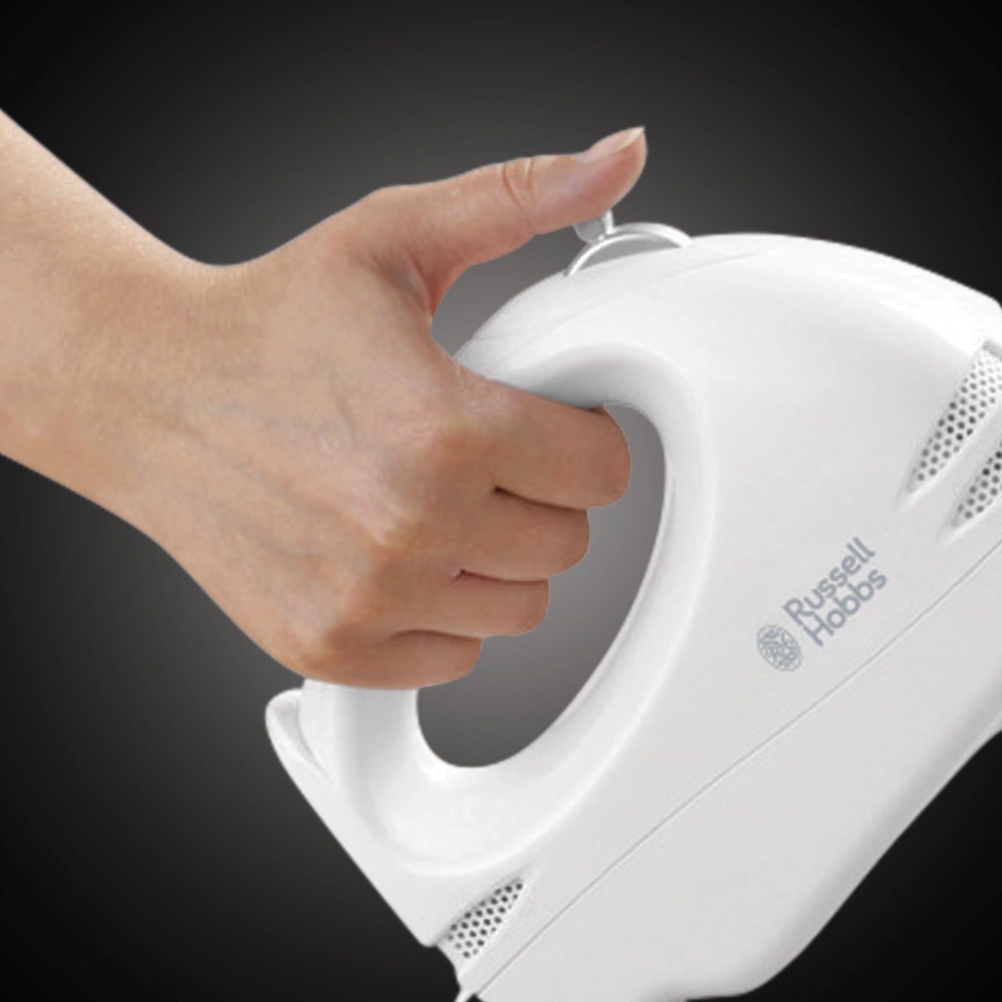 - Russell Hobbs Food Collection Electric Hand Mixer | 6 Speeds | Easy release button -