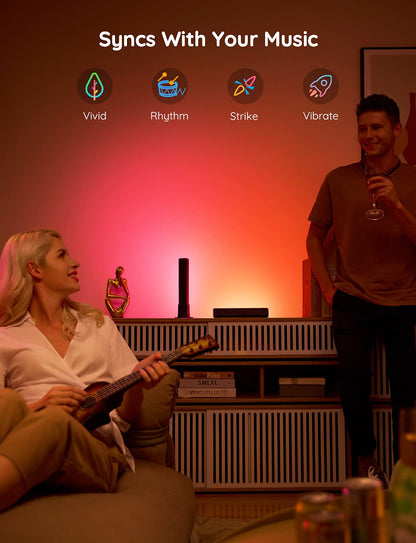 - Govee LED Light Bars | Smart WiFi RGBIC TV Backlight | Gaming Lights with Scene and Music Modes -