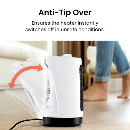 - Pro Breeze® 2000W Ceramic Fan Heater | Electric Heater with Automatic Oscillation -