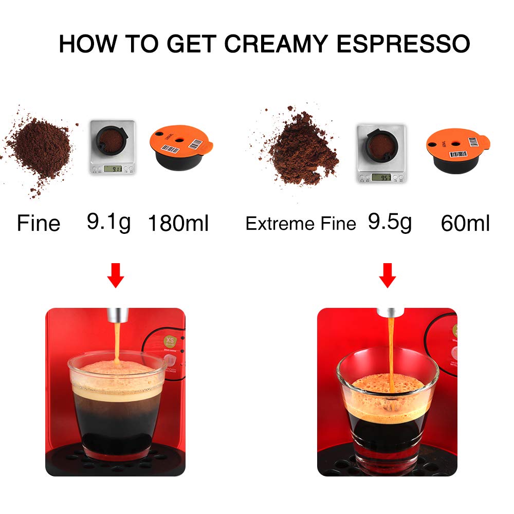 - RECAFIMIL Reusable Coffee Filter | Refillable Coffee Capsules Pods -