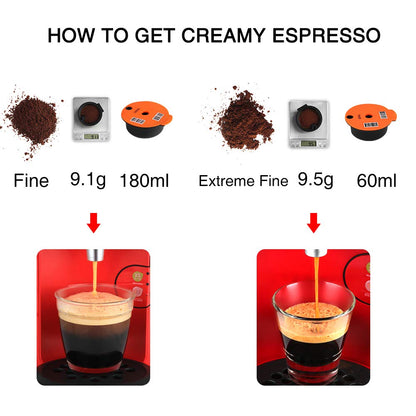 - RECAFIMIL Reusable Coffee Filter | Refillable Coffee Capsules Pods -