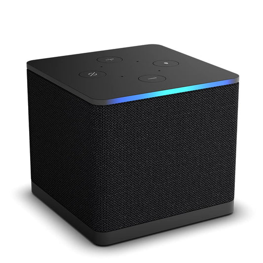 Amazon Fire TV Cube | Hands-free streaming media player with Alexa, Wi-Fi 6E, 4K Ultra HD